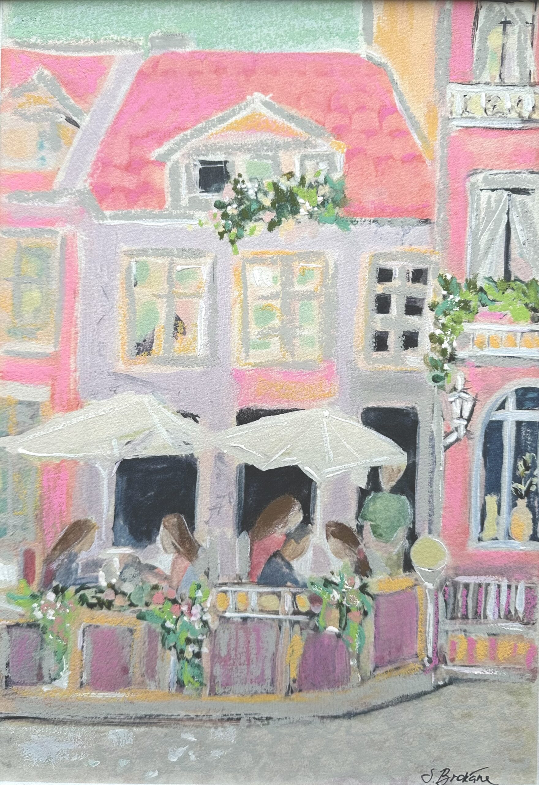 "Summer breeze in the old city"
