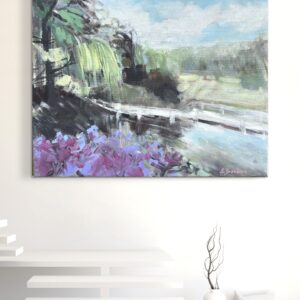 "In the rhododendron park"