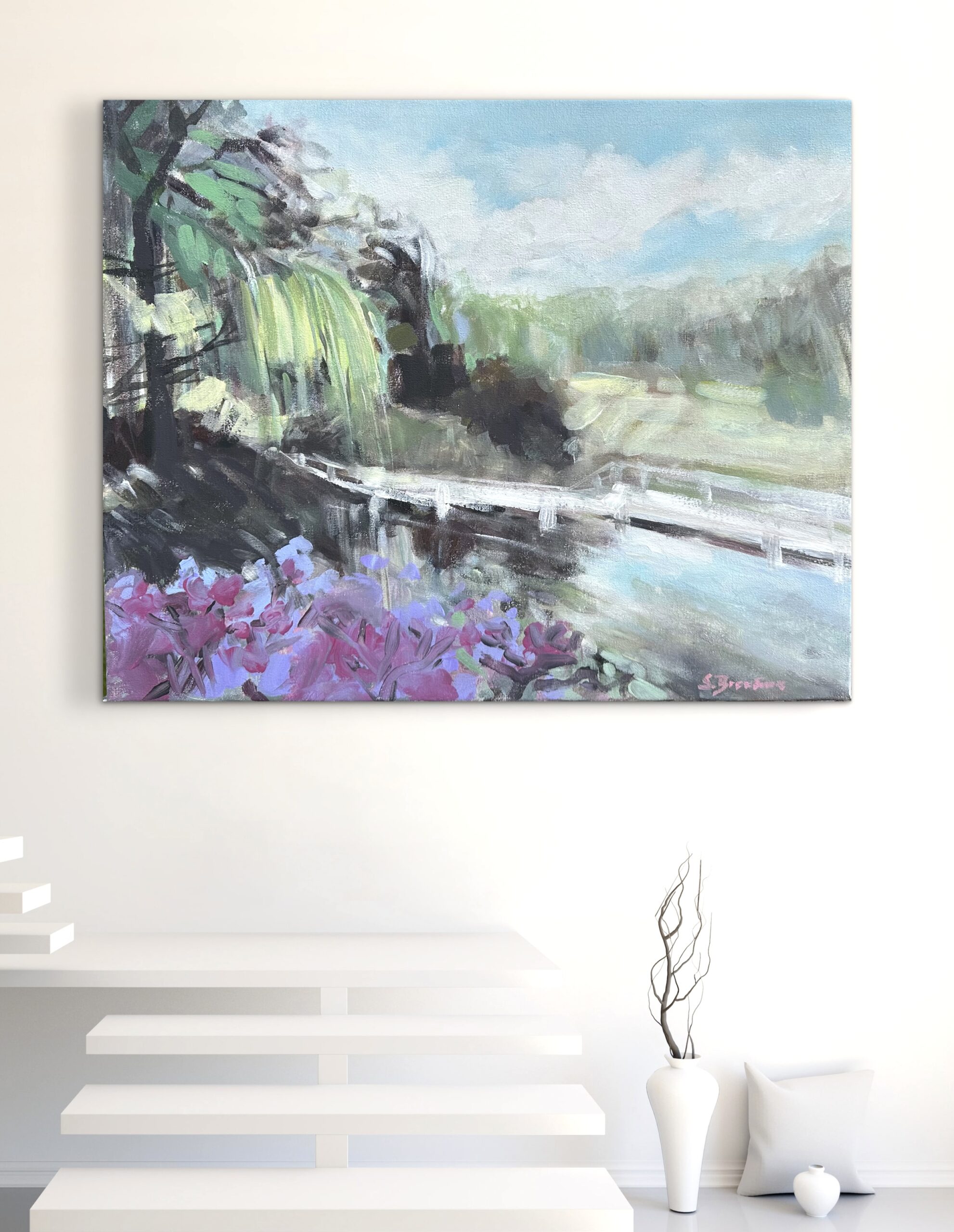 "In the rhododendron park"