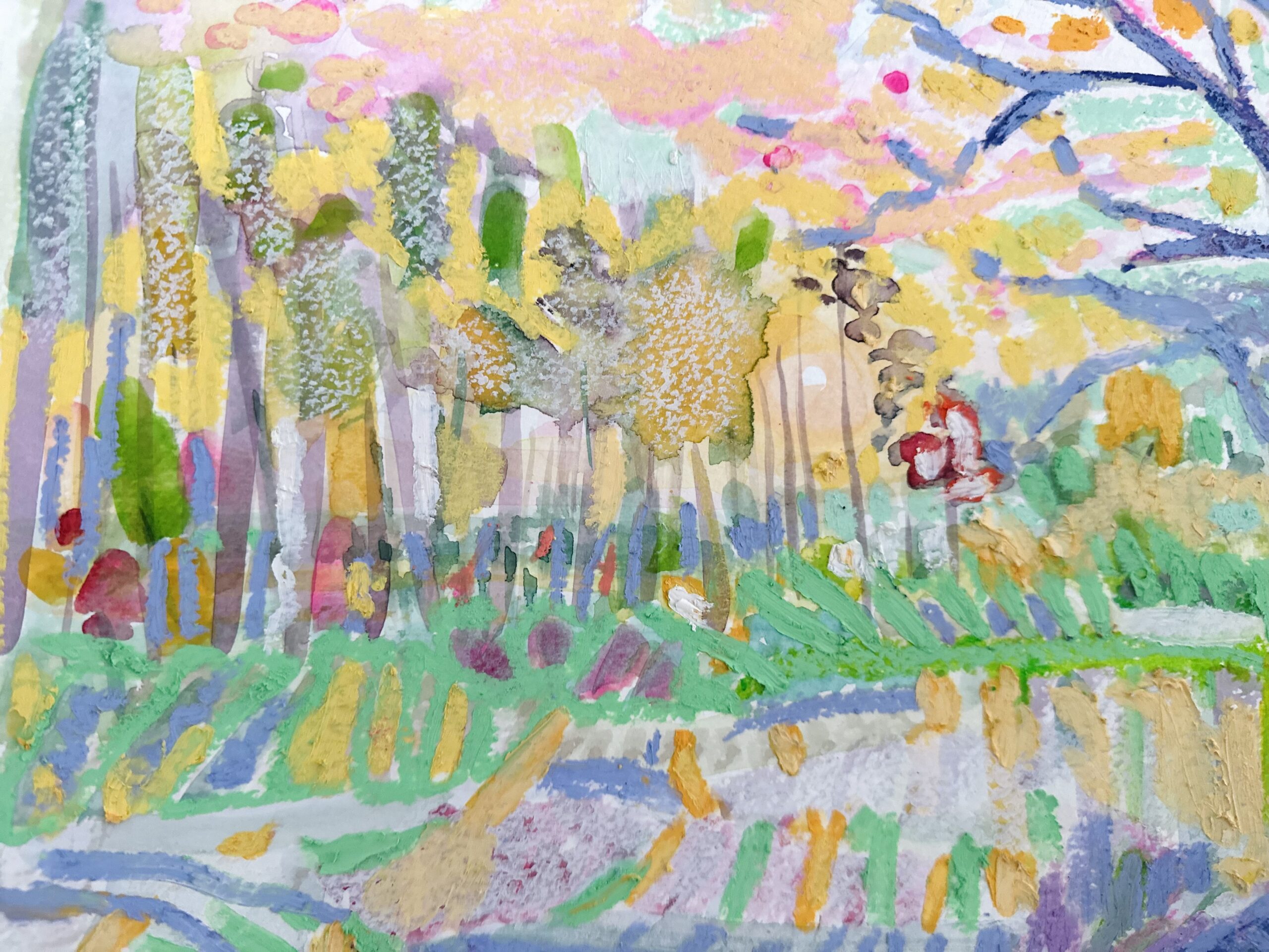 "Sunset in the forest" - Image 3