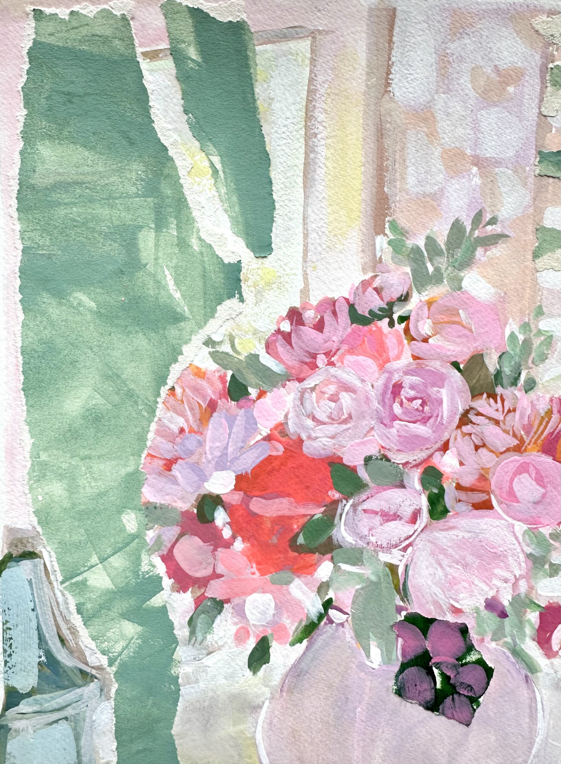 "Quiet corner with flowers" - Image 6