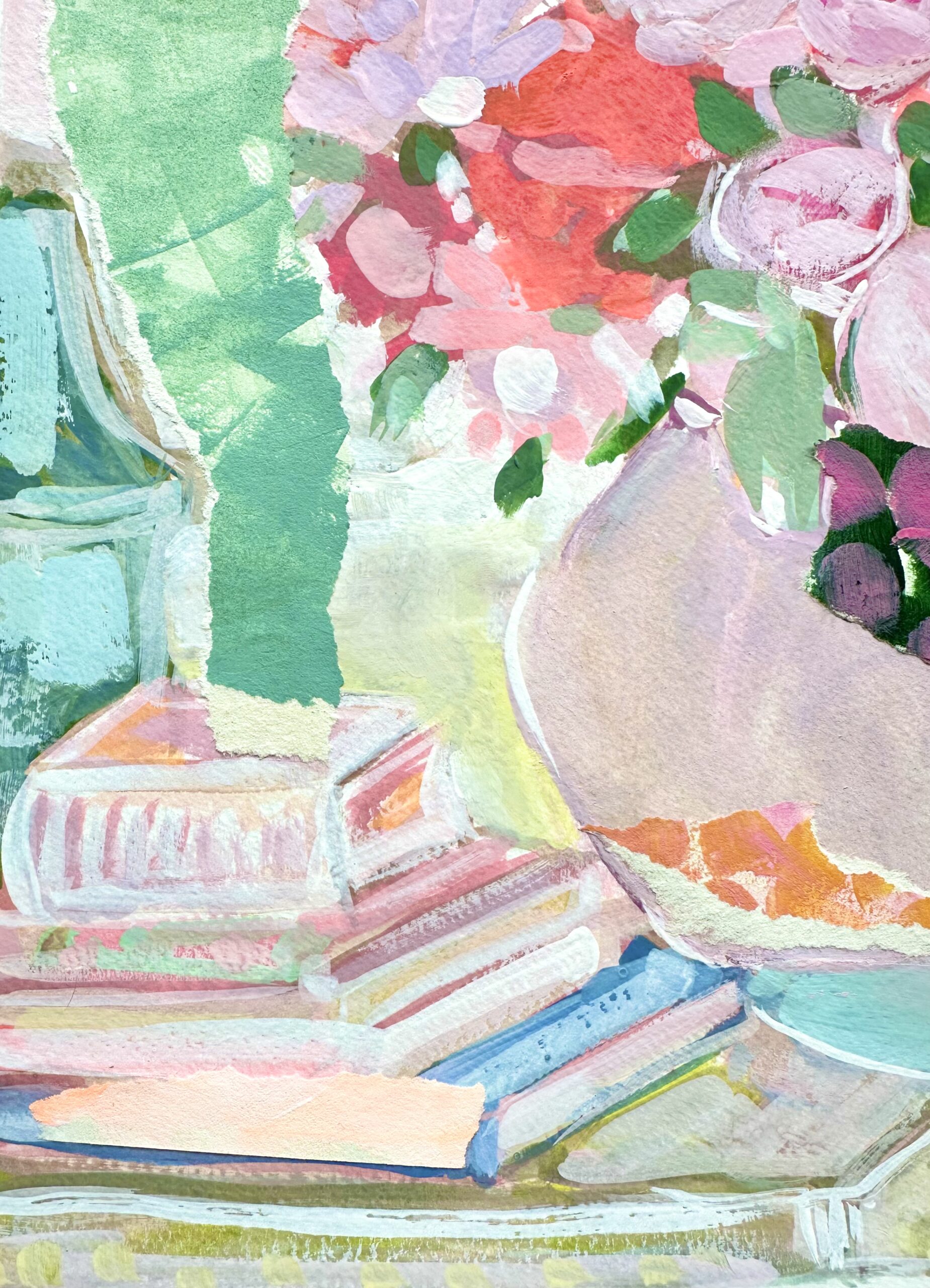 "Quiet corner with flowers" - Image 5