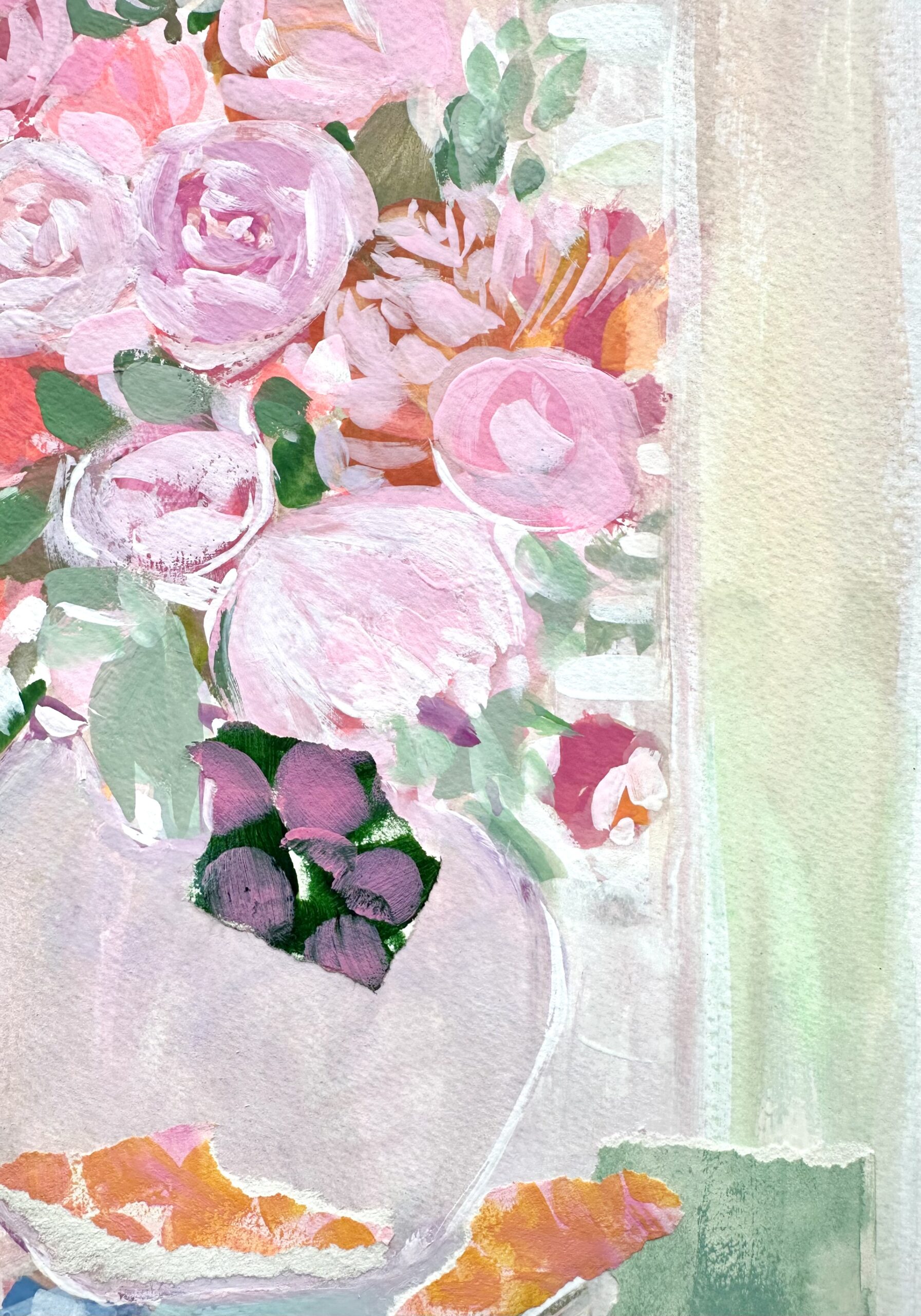 "Quiet corner with flowers" - Image 3