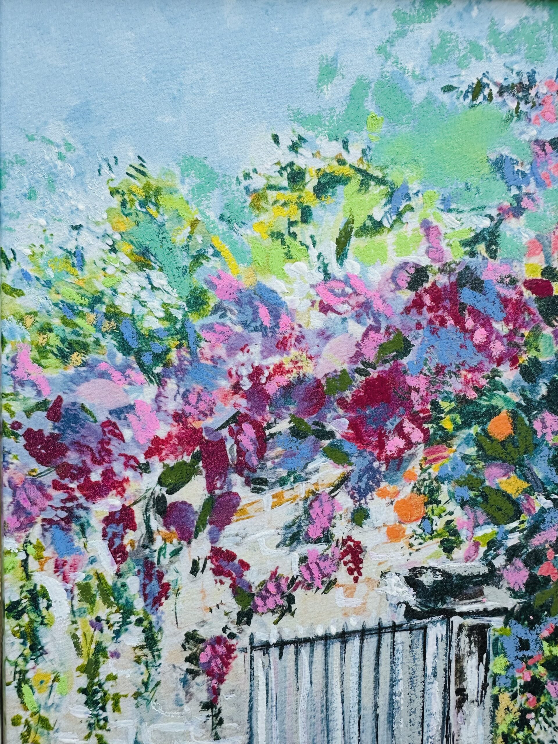 "Blooming wall in the park" - Image 5