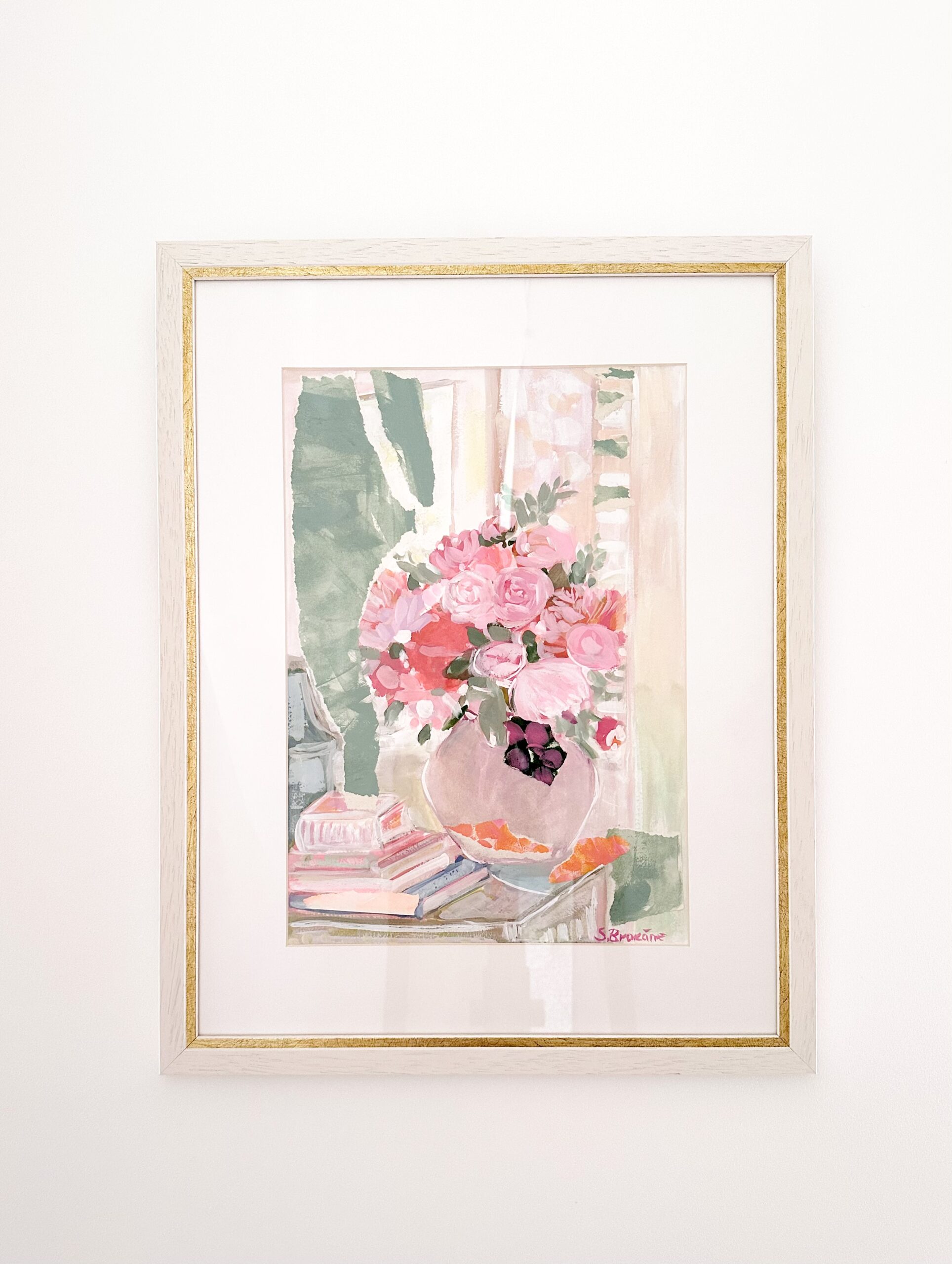 "Quiet corner with flowers"