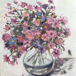 "Michaelmas daisies"