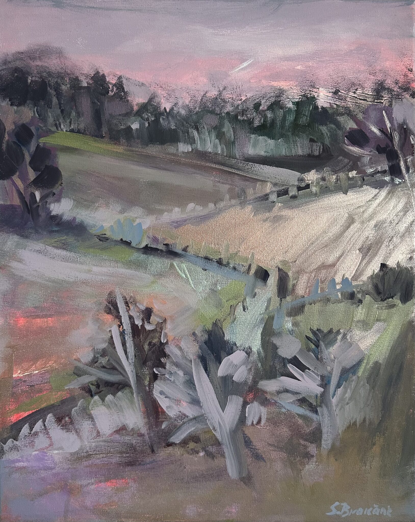 "Evening landscape"